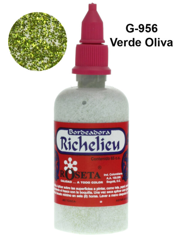 Richelieu-Escarchado-Verde-Olivaro-G956-de-65cc